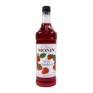Monin Inc  M-FR072F  Wild Strawberry Syrup PET (SET OF 4 PER CASE)