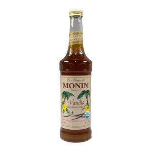Monin Inc  M-AO045B  Vanilla Syrup Organic (SET OF 6 PER CASE)