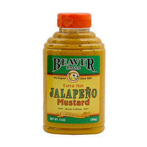 Beaverton Foods  267  Beaver Jalapeno Mustard (SET OF 6 PER CASE)