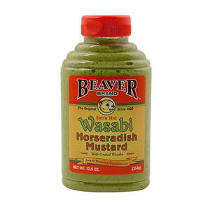 Beaverton Foods  273  Beaver Wasabi Horseradish Mustard (SET OF 6 PER CASE)