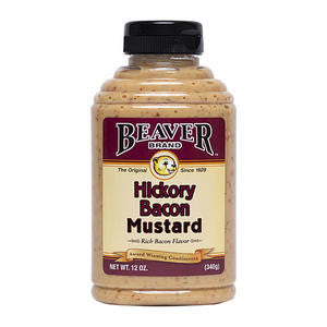 Beaverton Foods  302  Beaver Hickory Bacon Mustard (SET OF 6 PER CASE)