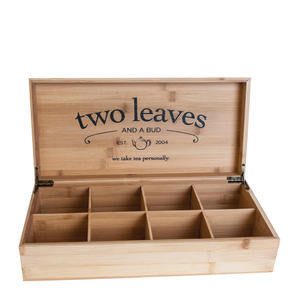 Two Leaves Tea Company  T9002  Bamboo Presentation Box (1 EACH)