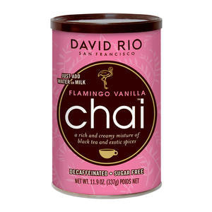 David Rio  FV14  Flamingo Vanilla Chai Decaf Sugar Free (SET OF 6 PER CASE)