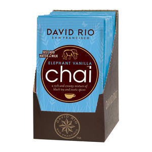 David Rio  EV1.24  Elephant Vanilla Chai (SET OF 48 PER CASE)