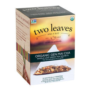 Two Leaves Tea Company  T01815  Organic Gen Mai Cha (SET OF 6 PER CASE)