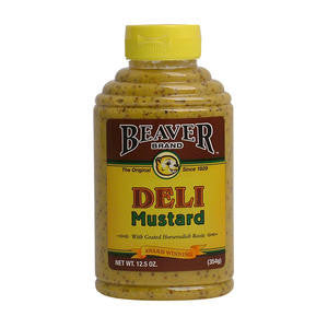 Beaverton Foods  00214  Beaver Deli Mustard (SET OF 6 PER CASE)