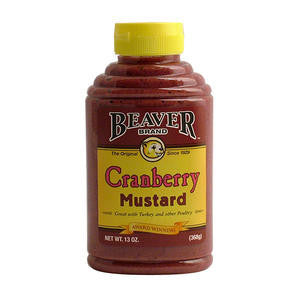 Beaverton Foods  0277  Beaver Cranberry Mustard (SET OF 6 PER CASE)