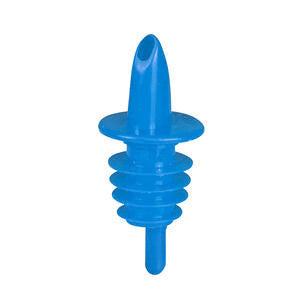Spill-Stop Mfg. Co.  350B  Plastic Pourer Blue (SET OF 12 PER CASE)