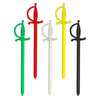 WNA  04-0237  Sword Picks Assorted Colors (SET OF 1000 PER CASE)
