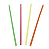 WNA  S800NA  Slim Straw Assorted Neon 8'' (SET OF 10000 PER CASE)