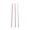 WNA  S800WS  Slim Straw White with Red Stripe 8'' (SET OF 10000 PER CASE)