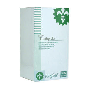 Wesco Enterprises  77091  Paper Wrapped Toothpick Mint (SET OF 12000 PER CASE)