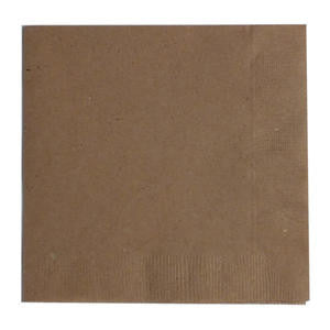 Paterson Pacific Parch Co  11240300000  Napkin 2-Ply Natural 10'' x 10'' (SET OF 4000 PER CASE)