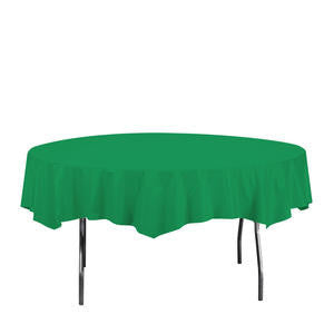 Creative Converting  703261  Tablecover Octagonal Green 82'' (1 EACH)