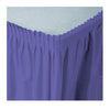 Creative Converting  010039  Tableskirt Purple 14' (1 EACH)