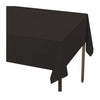 Creative Converting  710126  Tablecover Black 54'' x 108'' (1 EACH)