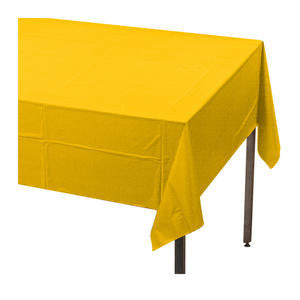 Creative Converting  710234  Tablecover Yellow 54'' x 108'' (1 EACH)