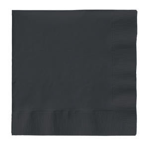 Creative Converting  259134  Napkin 2-Ply Black 10'' x 10'' (SET OF 1200 PER CASE)