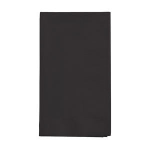 Creative Converting  279134  Napkin 2-Ply Black 15'' x 17'' (SET OF 600 PER CASE)
