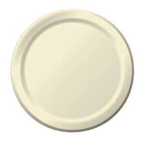 Creative Converting  50161B  Paper Plate Ivory 10'' (SET OF 240 PER CASE)