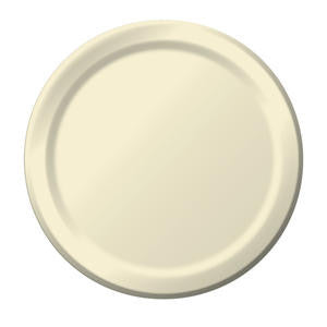 Creative Converting  79161B  Paper Plate Ivory 7'' (SET OF 240 PER CASE)