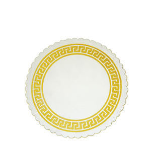 Paterson Pacific Parch Co  10736010903  Greek Key Coaster (SET OF 4 PER CASE)
