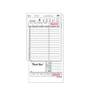 National Checking Company  926BND  Guest Check 4 1/4'' x 8 1/4'' (SET OF 2500 PER CASE)