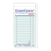 National Checking Company  6000G  Guest Check 3 5/16'' x 6'' (SET OF 2500 PER CASE)