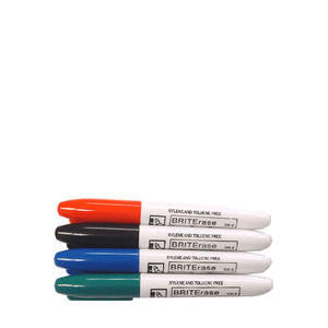 R&T Enterprises  DE-2FS  Dry Erase Markers (SET OF 4 PER CASE)