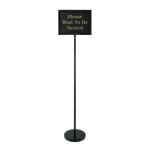 Mr. Bar-B-Q  90033  Teller Sign Classic Black (1 EACH)