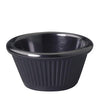 Gessner Products Company  0383BK6Q  Ramekin Fluted Black 3 oz (SET OF 36 PER CASE)