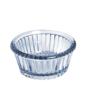 Gessner Products Company  0360A6Q  Ramekin Fluted Clear 1 oz (SET OF 36 PER CASE)