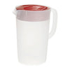 Rubbermaid Commercial  1777155  Pitcher White with Chili Lid 1 gal (SET OF 6 PER CASE)