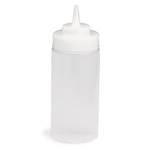 Tablecraft  32563C  Squeeze Bottle Wide Mouth Tip Natural 24 oz (SET OF 12 PER CASE)