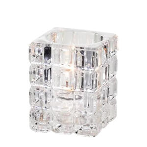 Sterno CandleLamp Company  80150  Krystle Square Lamp Clear (SET OF 6 PER CASE)