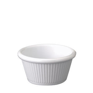 Gessner Products Company  0382ABN  Ramekin Fluted Bone 2 oz (SET OF 72 PER CASE)