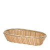 Tablecraft  1117W  Handwoven Basket Oblong Natural 9'' x 3 1/2'' (SET OF 12 PER CASE)