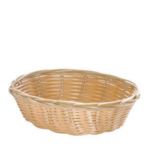 Tablecraft  1174W  Handwoven Basket Oval Natural 9'' x 6'' (SET OF 12 PER CASE)