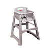Rubbermaid Commercial  FG781408PLAT  High Chair without Wheel Platinum (1 EACH)