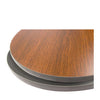 Oak Street Manufacturing  36RNDMB  Table Top Round Mahogany Black 36'' (1 EACH)