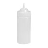 Tablecraft  11663C  Squeeze Bottle Wide Mouth Natural 16 oz (SET OF 24 PER CASE)