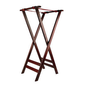 Admiral Craft Equipment  WTS-38  Tray Stand Mahogany 38 1/4'' (1 EACH)