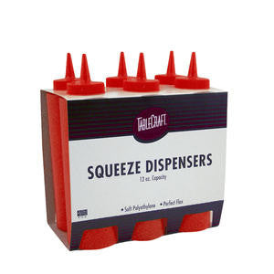 Tablecraft  C112-RED  Squeeze Bottle Ketchup 12 oz (SET OF 72 PER CASE)