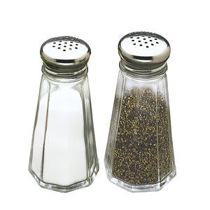 Tablecraft  C156-12  Paneled Salt and Pepper Shaker 3 oz (SET OF 48 PER CASE)