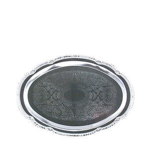 American Metalcraft  STOV96  Affordable Elegance Tray Oval 9 1/2'' x 6 3/4'' (1 EACH)