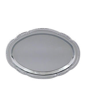 American Metalcraft  STOV128  Affordable Elegance Tray Oval 12'' x 8'' (1 EACH)