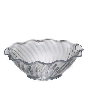 Gessner Products Company  0346CL  Swirl Berry Dish Clear 5 oz (SET OF 24 PER CASE)
