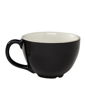 Espresso Supply Inc.  18516-BL  Cremaware Cup Black 16 oz (SET OF 24 PER CASE)