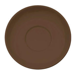 Espresso Supply Inc.  18620-BR  Cremaware Saucer Brown 6 1/2'' (SET OF 24 PER CASE)