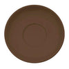 Espresso Supply Inc.  18620-BR  Cremaware Saucer Brown 6 1/2'' (SET OF 24 PER CASE)